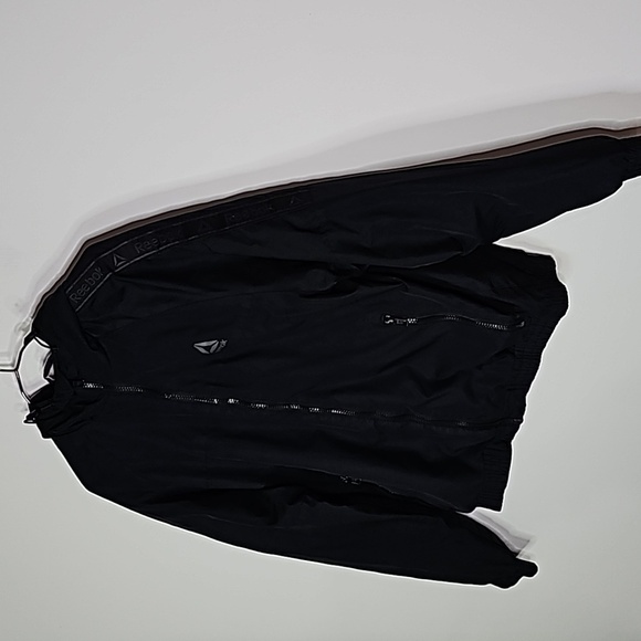Reebok small black zip up hooded jacket - Picture 2 of 6